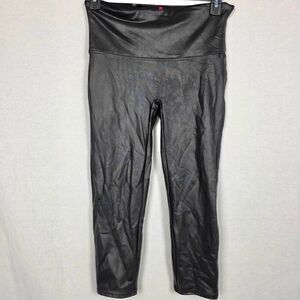 Spanx Faux Leather Leggings Black Women’s XL